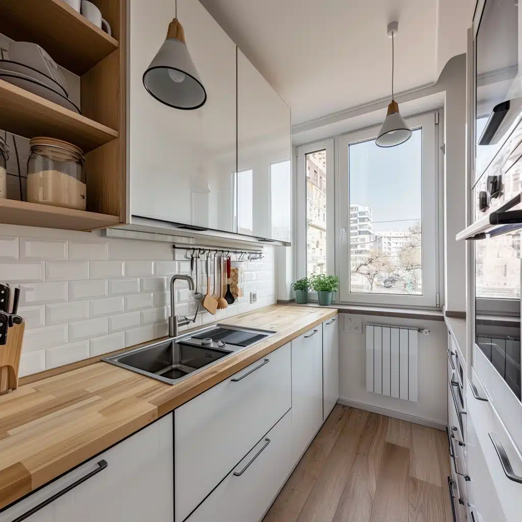 A small kitchen freshly renovated in the City of Toronto, Ontario.
